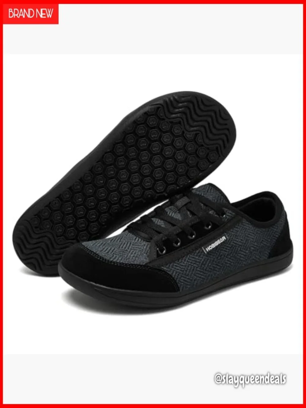 Zero Drop Barefoot Walking Sneakers Wide Toe Box Athletic Shoes